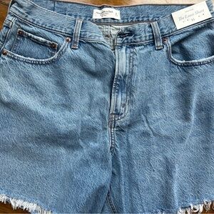 Abercrombie & Fitch Blue Jean Shorts